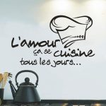 Lamour Love Carved Wall Stickers Kitchen French Romantic Bedroom Living Room Kitchen Decoration Restaurant Cafe Tea  Stickers - Image 8