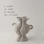 Ceramic White Vases Hydroponics Scandinavian style Simple Flower Pot Table Accessories Bathroom Aesthetic Room Decor Decoration - Image 11