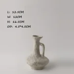 Ceramic White Vases Hydroponics Scandinavian style Simple Flower Pot Table Accessories Bathroom Aesthetic Room Decor Decoration - Image 7