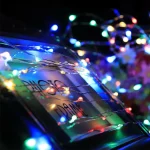 Fairy Lights AA Battery Powered 1M 10 2M 20 3M 30 5M 50 10M 100Leds Silver Led Copper Wire String Light Decorative Fairy Lights - Image 23