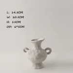 Ceramic White Vases Hydroponics Scandinavian style Simple Flower Pot Table Accessories Bathroom Aesthetic Room Decor Decoration - Image 8