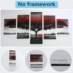 Wall Art Home Decor Framework Canvas Pictures 5 Pieces Paintings HD Prints  Living Room Custom Made Poster PENGDA - Image 13