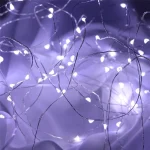Fairy Lights AA Battery Powered 1M 10 2M 20 3M 30 5M 50 10M 100Leds Silver Led Copper Wire String Light Decorative Fairy Lights - Image 2