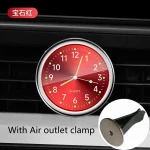 Car Clock Luminous Auto Ornament Mini Automobiles Internal Stick-On Digital Watch Mechanics Quartz Clocks 40mm 43mm - Image 6