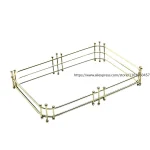 Nordic Luxury Metal Round Rectangular Mirrored Tray Decorative Piece for Home Living Room Cup Tea Tray Decorative Storage Dish - Image 4