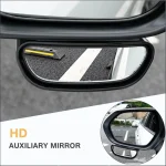 Auto Mirror Adjustable Wide Angle Side Rear Mirror Blind Spot Convex Mirrors For Car Reverse Parking Auxiliary Rear View Mirror - Image 7
