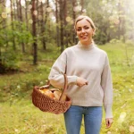 Practical Storage Basket With Sturdy Handle Home Space-Saving Desktop Storage Decor Family Snacks Sundries Storage Basket - Image 4