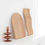 Decorative Tray for Sweets Plates Trays to Serve Food Trays for Serving Wooden Plate Snack Dish Fruit Dry Dessert Kitchen Home - Image 2