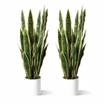 2 Pieces Of Artificial Plants (approximately 65 Centimeters), Fake Sandwich Trees, Perfect For Simulating Plant Pots Suitable