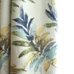 Curtains for Living Dining Room Bedroom Nordic Modern Simple Light-shading Pastoral Leaves Sun-shading Linen Color Jacquard - Image 15