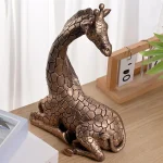 Decorative Giraffe Statue Animal Resin Figurine Sculpture Modern Ornament for Office Shelf Cabinet Housewarming Gift - Image 5