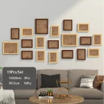 14/19Pcs Photo Frames For Pictures Wall Picture Frame Wooden Frame For Wall Hanging Photo Decor Wedding Party Home Decoration - Image 16