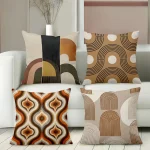 Modern Patterned Throw Pillows For Home Decor Polyester pillowcase, sofa decorative cushion cov Headboard Pillow - Image 6