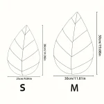 1 piece of leaf-shaped throw pillow, suitable for decorating sofas or using as a cushion in apartment bedrooms. - Image 3