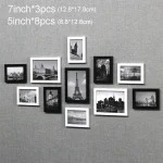 11Pcs Picture Frames Wall Photo Frame Architecture Picture Frame Set Modern Decor Living Room Home Decoration marcos de fotos - Image 9