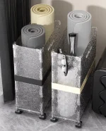 Multifunction Storage Baskets Bedroom Bathroom Organizer Baskets Indoor Large Capacity Toys Clothes Storage Basket with Wheels - Image 17