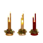 LED Candles, Flameless Christmas Candles, LED Candle Holders, Photo Props, - Image 2