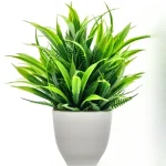 1PC Artificial Plant with Plastic Pot for Home Office Desk Living Room Bedroom Decor Fake Greenery No Maintenance Required - Image 10
