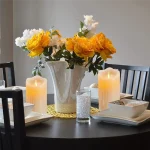 LED Candles, Flickering Flameless Candles,Rechargeable Candle, Real Wax Candles with Remote Control,12.5cm - Image 6