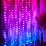 LED Curtain Lights Fairy String Lights Festival Lighting Rainbow Window Lamp Home Bedroom Christmas Decoration App Control DIY - Image 8