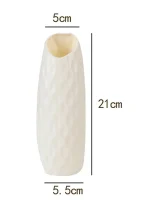 Plastic Vases Concise Imitation Ceramic Flowers Pots Wedding Home Garden Table DIY Gifts Bonsai Festival Party Courtyard Decor - Image 16