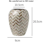 Table Ceramics Vase Flower Arrangement Vintage Vases Wedding Bedroom Elegant Design Flower Bottle Luxury Home Decor Vases - Image 7