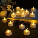 LED Candles 48/24/12 Pack Battery Operated Candles Batteries Lights Candles to Create Warm Ambiance Naturally Flickering Bright - Image 4
