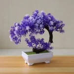 Artificial Plants Bonsai Simulated Tree Potted Plants Fake Flowers Table Potted Ornaments - Image 10