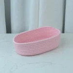 Woven Storage Baskets Multifunctional Desktop Sundries Cosmetics Kids Toys Organizer Box Desk Stationery Space Saving Cases - Image 9