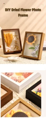 3D Wooden Picture Frames Depth 3cm 5cm Dried Flower Specimen Holder Handmade DIY Handwork Display Phote Frame Home Decoration - Image 16