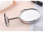 Household Makeup Mirror Circular Portable Double-sided Metal Frame 1:2 Enlarged Desktop 360 Degree Rotating Mirror - Image 17