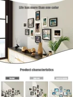 11pcs Picture Frames Photo Wall Home Decor Living Room Wall Mounted Set Pictures Frames for Restaurant Decoration - Image 13