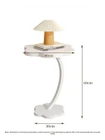 Simple Edge Table Design Bedside Table Balcony Cloud Table Simple Small Dining Table Small Storage Rack - Image 2