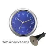 Car Clock Luminous Auto Ornament Mini Automobiles Internal Stick-On Digital Watch Mechanics Quartz Clocks 40mm 43mm - Image 8