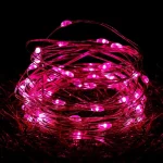 LED Fairy Lights Battery Operated String Lights Waterproof Silver Wire Firefly Starry Lights  Wedding Party Xmas Christmas Decor - Image 21