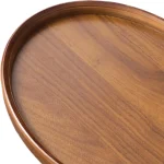 An Oval Wooden Tray For Teacups, Suitable For Breakfast, Coffee, Dining, And Bar Use; Also A Decorative Piece For Kitchens - Image 11