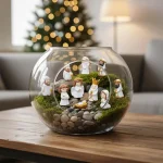 Cartoon Hand Painted Sacred Family Resin Figurines Mini Dollhouse Decor Miniature Desktop Ornaments - Image 10