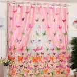 Tulle Curtains Modern Simplicity Living Room Sheer Window Curtains​ Children's Bedroom Kitchen Soft Comfortable Fabric