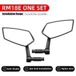 RBRL Bike Mirror Anti-shake Bicycle Side Mirror Durable 360 Rotatable Extended Rearview Mirrors for MTB Electric Bike - Image 9