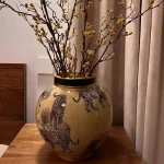 Ceramics Vases Modern Storage Flower Bottle Sculptures Elegant Room Ornaments Home Decoration Table Top Items Holiday Gifts - Image 7