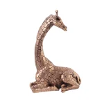Decorative Giraffe Statue Animal Resin Figurine Sculpture Modern Ornament for Office Shelf Cabinet Housewarming Gift