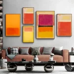 Wall Art Poster Canvas Painting for Room Office  Abstract Mark Rothko Colorful School Decoration Stuff Home Decor - Image 4