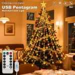 LED Outdoor Christmas Tree Decorations Lights USB 2/3M Waterproof Fairy String Lights 8 Modes Indoor Yard Wedding Party Lighting - Image 14