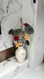 Table Ceramics Vase Flower Arrangement Vintage Vases Wedding Bedroom Elegant Design Flower Bottle Luxury Home Decor Vases - Image 32