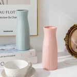 Plastic Vases Concise Imitation Ceramic Flowers Pots Wedding Home Garden Table DIY Gifts Bonsai Festival Party Courtyard Decor - Image 2
