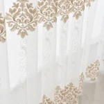 European Curtains for Living Dining Room Bedroom Decorative Fabric Court Luxury Luxury Atmosphere Jacquard Blackout - Image 5