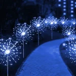 LED Solar Firework Lights Garden Decoration Fairy Lights Waterproof Outdoor Dandelion Lawn Lamp for Garden Landscape Lawn Decor - Image 11