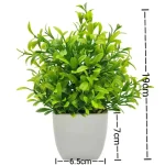 1PC Artificial Plant with Plastic Pot for Home Office Desk Living Room Bedroom Decor Fake Greenery No Maintenance Required - Image 11