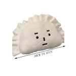 Creative Cute Expression Dumpling-shaped Throw Pillow Plush Soft Comfy Pillow Bedroom Sofa Decoraion Fun Toy Gift for Childern - Image 3