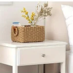 Storage Basket Handmade Multi-functional Woven Simple Decorative Desktop Sundries Cosmetics Storage Basket - Image 14